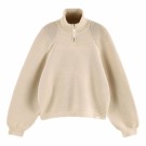Maison Scotch - Club Nomade Structure Pull With Logo - Ecru thumbnail