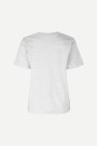 Samsøe Samsøe - Camino T-shirt SS 6024 - White Grey Mel.  thumbnail