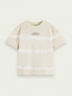 Maison Scotch - Loose Fit Organic Cotton T-shirt - Sand  thumbnail