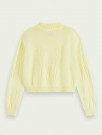 Maison Scotch - Cropped Palm Structure Pullover thumbnail