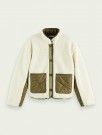 Maison Scotch - Reversible Jacket With Teddy - Ecru thumbnail