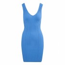 Urban Pioneers - Stine Mini Dress - Bright Blue  thumbnail