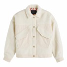 Maison Scotch - Wool Mix Oversized Trucker Jacket - Off-White thumbnail