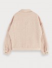 Maison Scotch - Oversized Trucker In Special Wool Mix - Pink  thumbnail