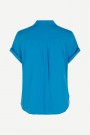 Samsøe Samsøe - Majan SS Shirt 9942 - Ibiza Blue  thumbnail