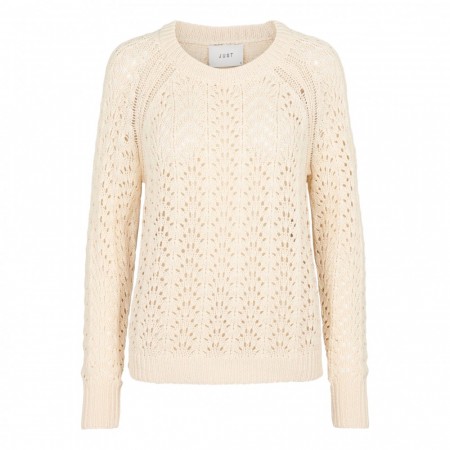 Just Female - Ian Knit - Off-white 
