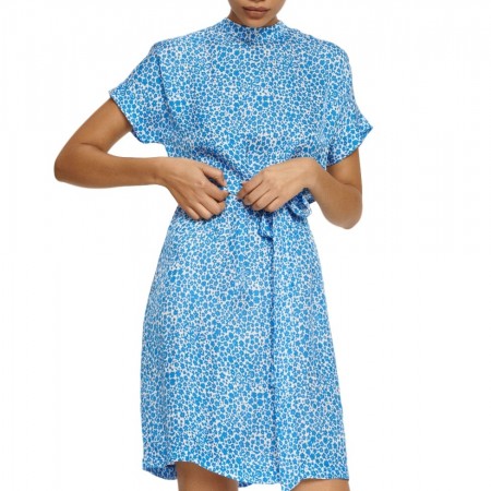 Samsøe & Samsøe - Kimberly Ss Dress Aop 8325 - Blue Buttercup