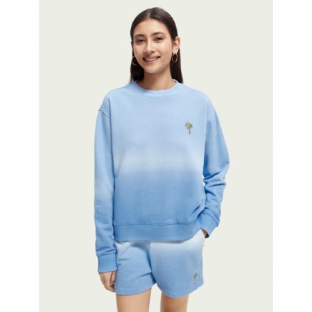 Maison Scotch - Dip Dyed Relaxed Sweat - Pacific Blue 