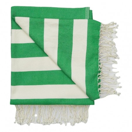 Becksöndergaard - Liney Stripe Towel - Golf Green 