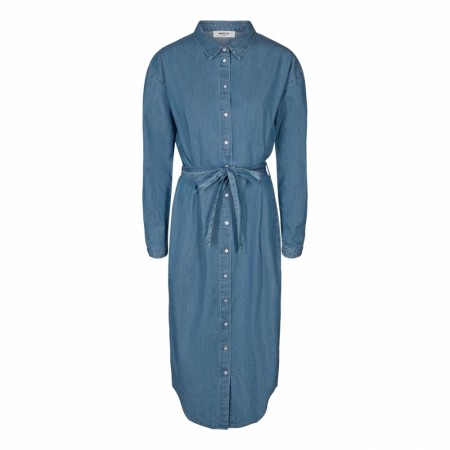 MSCH - Lyanna Shirt Dress - Mid Blue 