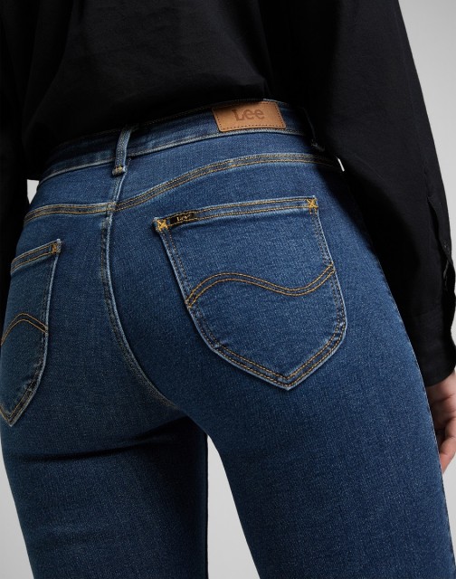 Lee - Foreverfit Jeans - Medium Blå