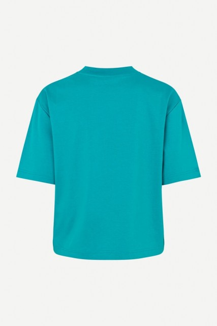 Samsøe Samsøe - Chrome T-shirt - Tile Blue 
