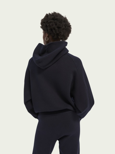 Maison Scotch - Clean Knitted Hoodie - Midnight