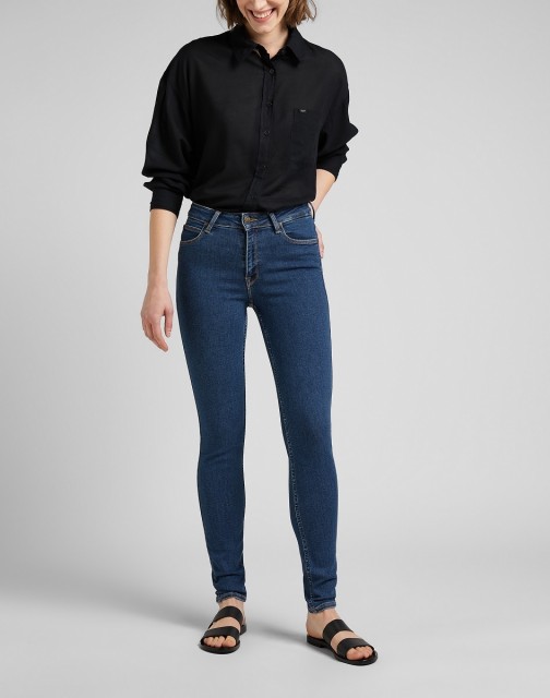 Lee - Foreverfit Jeans - Medium Blå
