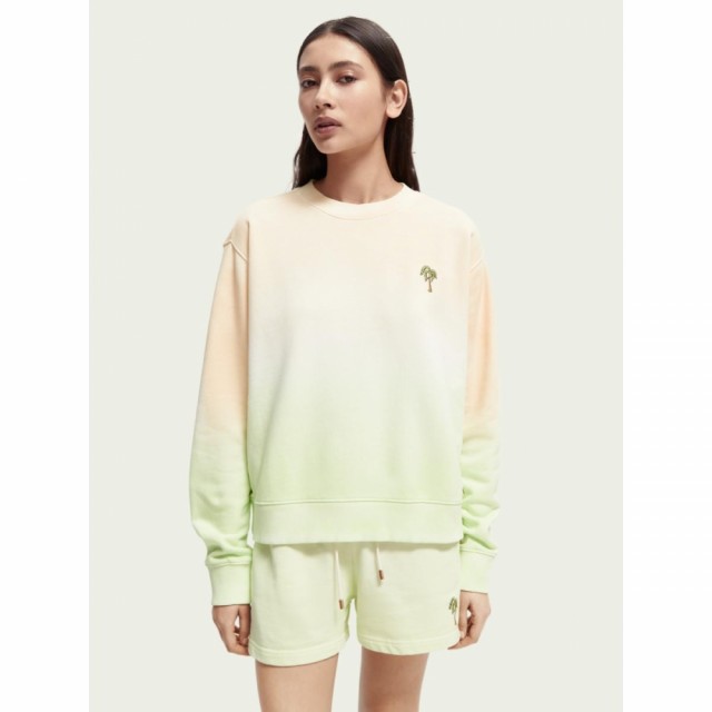 Maison Scotch - Dip Dyed Relaxed Sweat - Peach