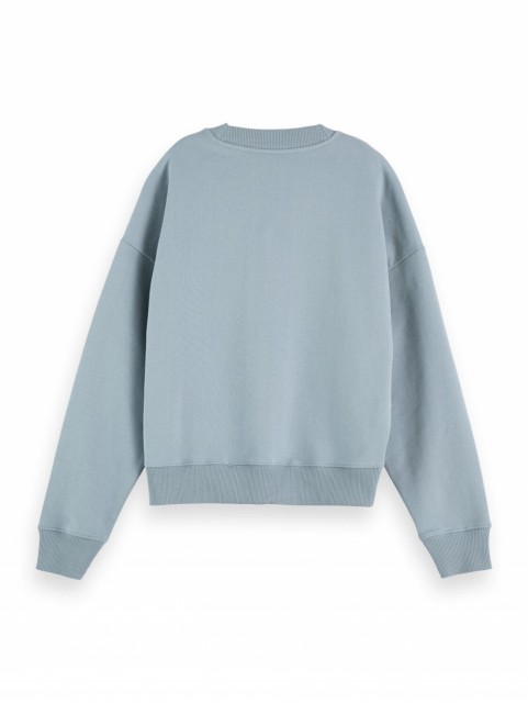 Maison Scotch - Relaxed Fit Crew Neck - Blue 