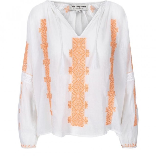 Close To My Heart - Billy Blouse - Sweet Orange