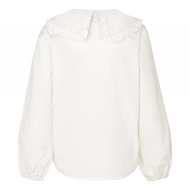 JUST - Ease Frill Shirt - White 