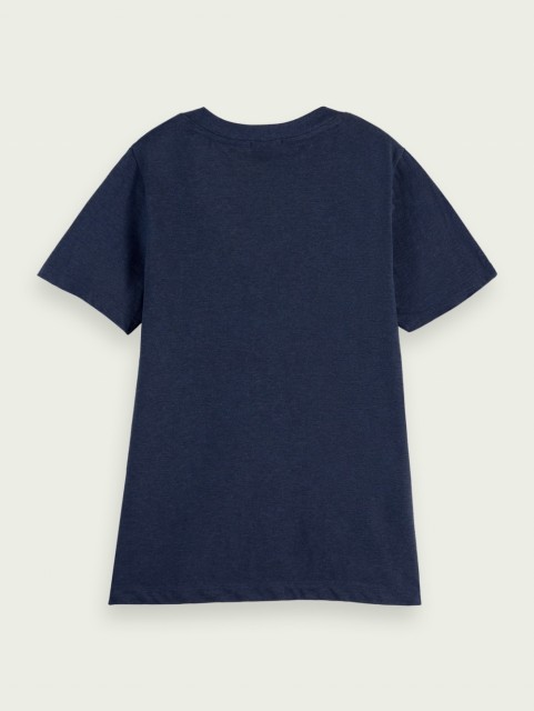 Maison Scotch - Regular-fit T-shirt With Small Embroidery