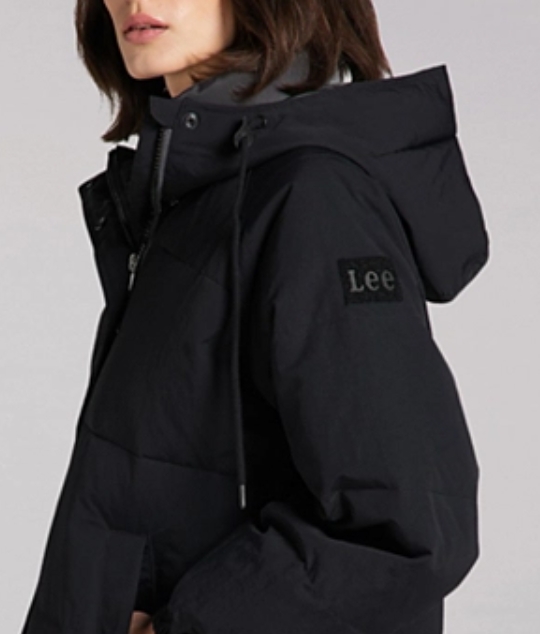 Lee - Short Puffer Jacket - Sort 