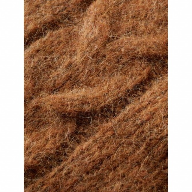 Maison Scotch - Melange Cable Knit Sweater - Camel 