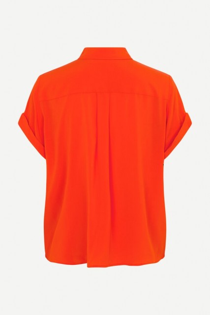 Samsøe Samsøe - Majan SS Shirt 9942 - Spicy Orange 