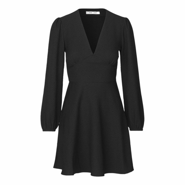 Samsøe Samsøe - Cindy Short Dress Ls 7947 - Black