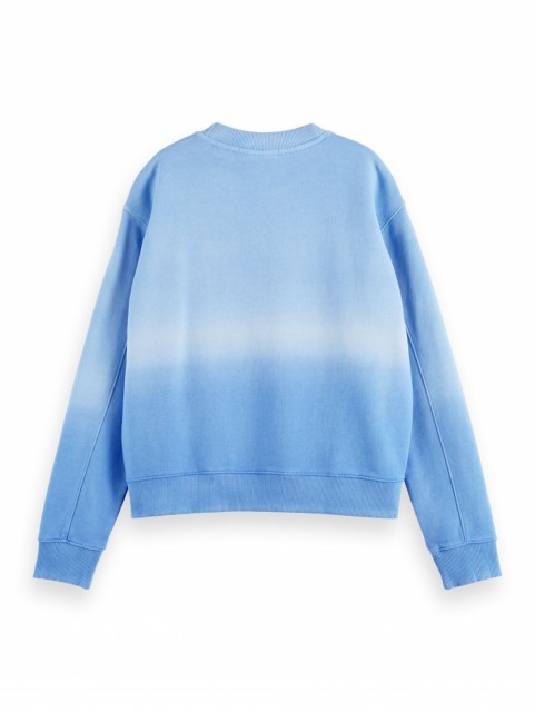 Maison Scotch - Dip Dyed Relaxed Sweat - Pacific Blue