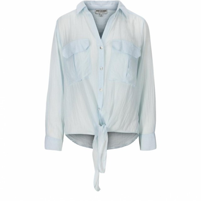 Close To My Heart - Whitney Blouse - Baby Blue